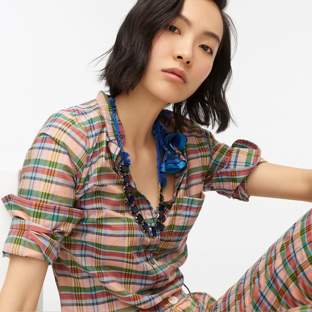 J Crew Popover Classic Shirt